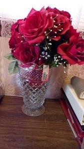 lot 9568 image: VASE WFLOWERS
