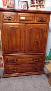 lot 9590 image: CHEST ARMOIRE DRESSER