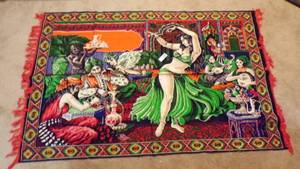 lot 9608 image: DANCER TAPESTRY