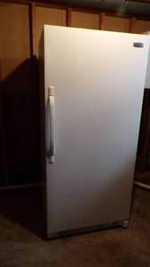 lot 9649 image: FRIGIDAIRE UPRIGHT FREEZER - 22CF LIKE NEW