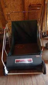 lot 9732 image: CRAFTSMAN LAWN SWEEPER