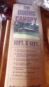 lot 9734 image: DINING CANOPY 12X12
