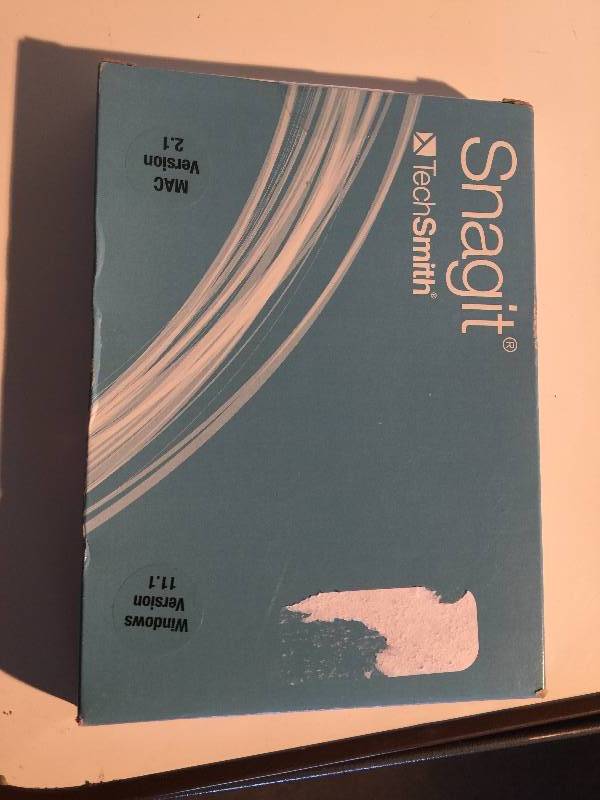 lot 3093 image: New Techsmith snagit windows 11.2 mac 2.1