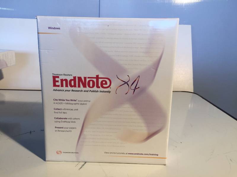 lot 3094 image: New EndNote X4 windowsmac
