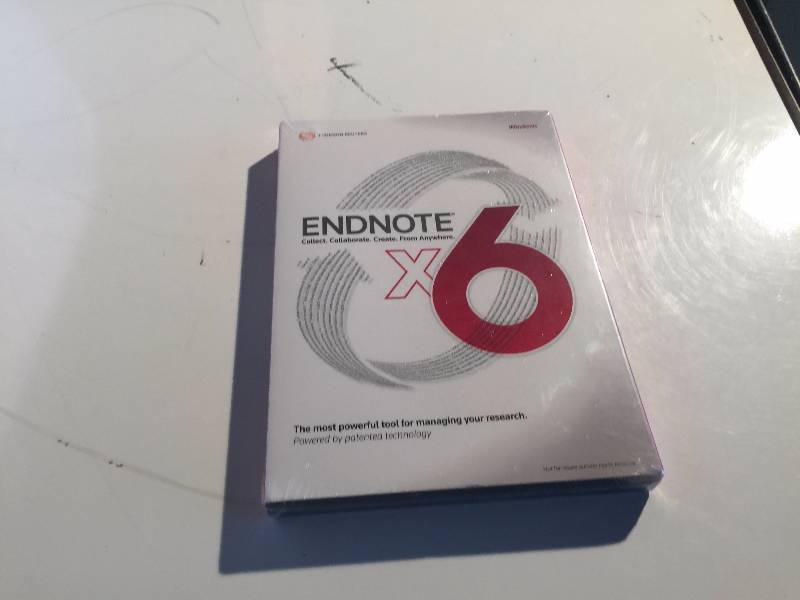 lot 3175 image: New Thomson Reuters Endnote X6