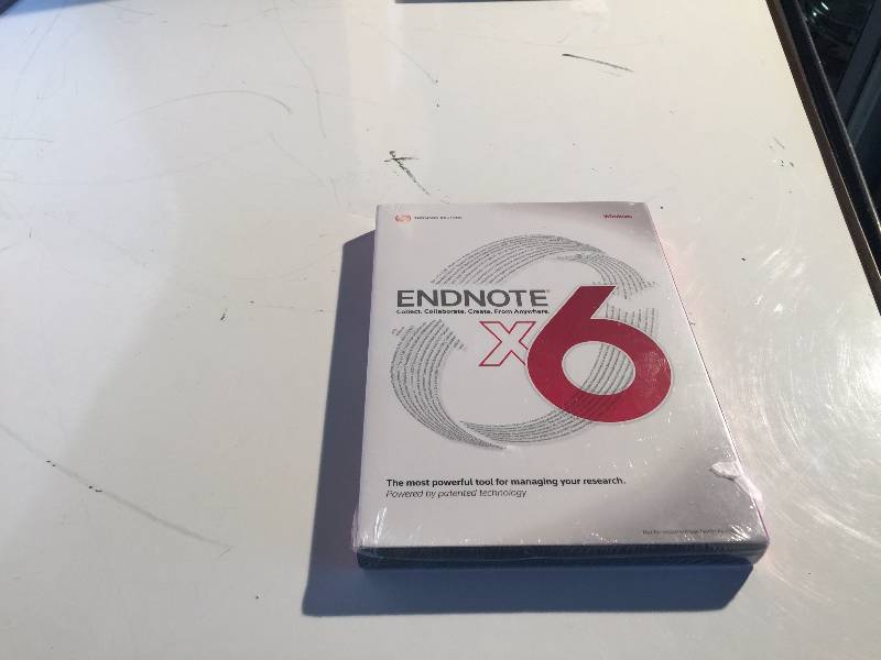 lot 3176 image: New Thomson Reuters Endnote X6
