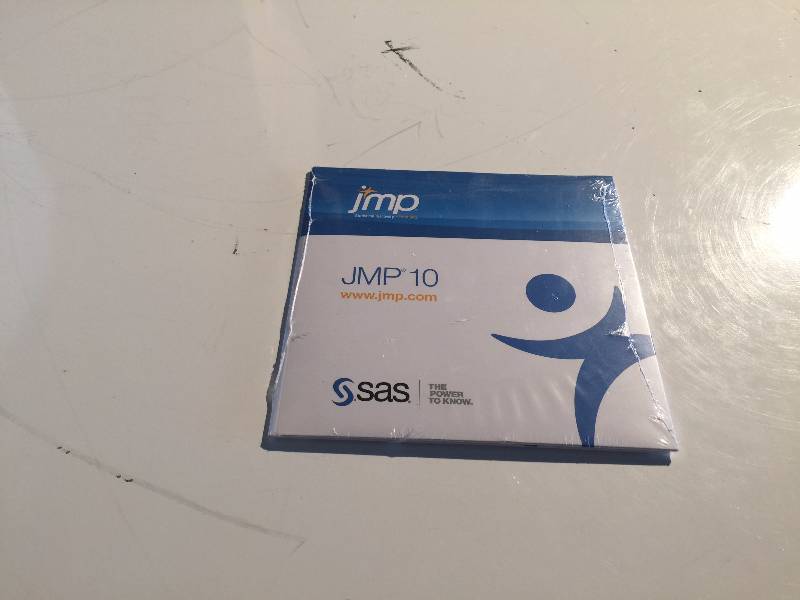 lot 3178 image: JMP 10 software