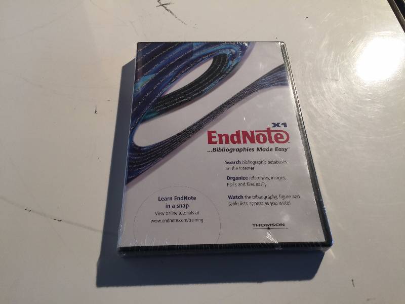 lot 3184 image: New endnote x1 bibliographies made easy