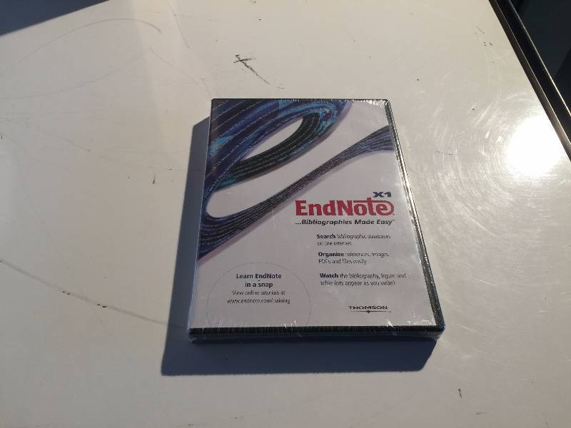 lot 3182 image: New endnote x1 bibliographies made easy