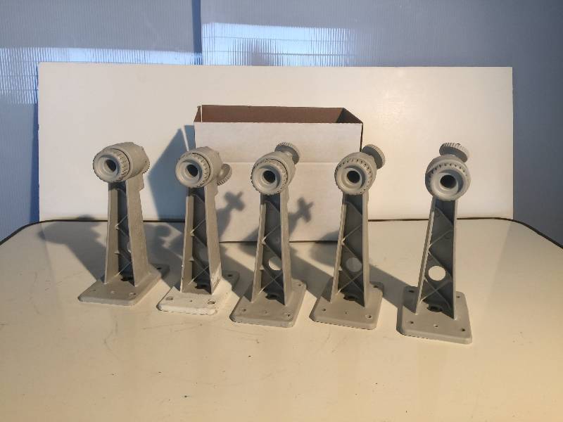 lot 3226 image: lot of 5 surveillance camera wall mount