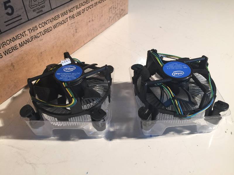 lot 3247 image: lot of 50 I series processor heatsink