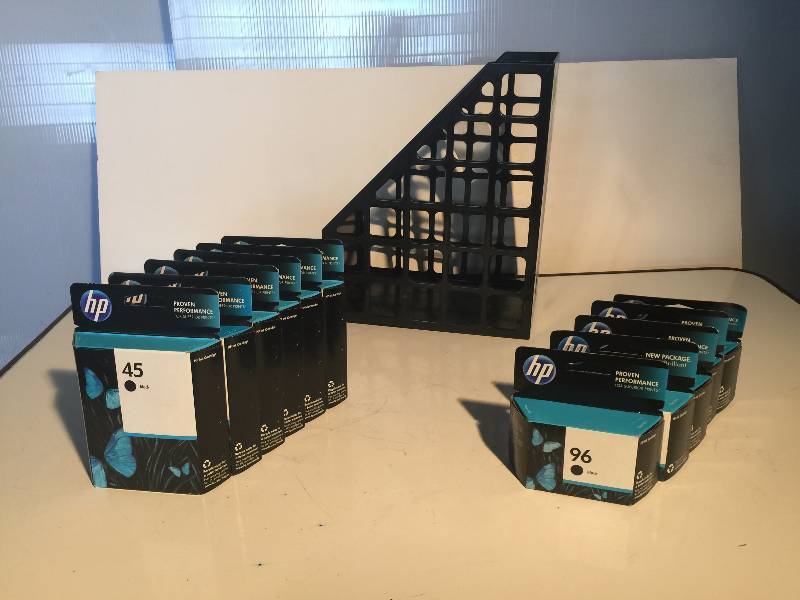 lot 3248 image: lot of 11 hp ink cartridges (45) (96)