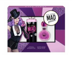 lot 23151 image: Katy Perrys Mad Potion Eau De Perfume Natural Spray And 2 Bath Bombs Gift Set