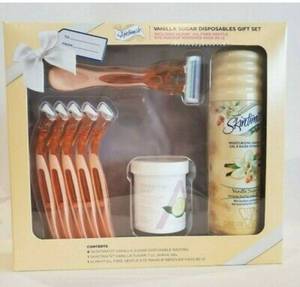 lot 23229 image: Womens Skintimate Vanilla Sugar Disposable Razor Gift Set