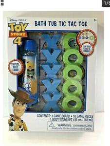 lot 23253 image: Disney Toy Story 4 Kids Bath Tub Tic Tac Toe Game Bath Toy Ages 3
