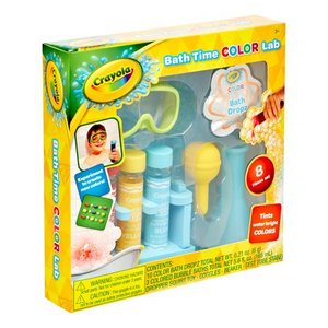 lot 23262 image: Crayola 8-Piece Bath Time Color Lab Bubble Bath Play Set