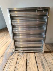 lot 8049 image: new lot of 6. hood filter 19.5 in x 24.5 x 2in