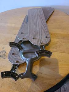 lot 8079 image: ceiling fan. with four blades. needs assembly