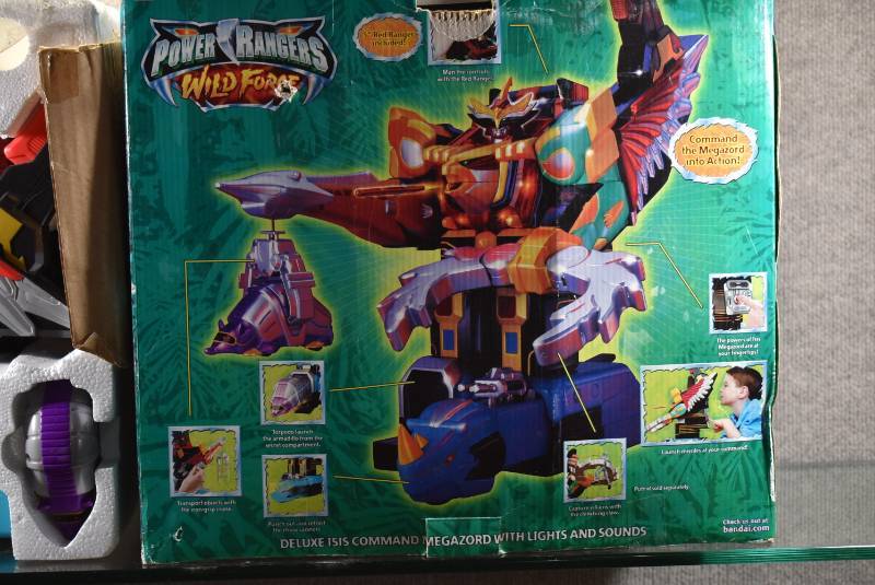 Vintage Power Rangers Wild Force Deluxe Isis Command Megazord