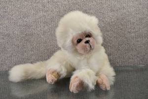 lot 1370 image: Vintage TY White Mischief Monkey Stuffed Animal  7