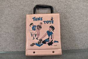 lot 1337 image: Vintage Tune Tote 45 Lp Holder  7 x 10