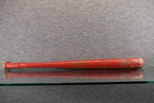 lot 1347 image: Vintage Adirondack Wood Baseball Bat Philly Champions  Buster Steakhouse Marked on Bat  28 12