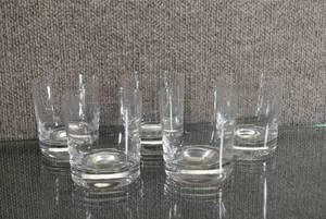 lot 1513 image: Set of 5 Marquis Rock Glasses  3 38 Tall