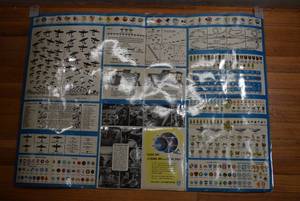 lot 1529 image: Vintage Freedom Of The Air Map by Alcoa Aluminum Co  Plastic Coated  24 x 34