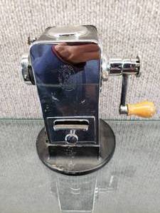 lot 1555 image: Vintage Eibar El Gasco Precision Pencil Sharpener  Works  Has a Catch Drawer  6 Tall