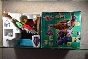 lot 1363 image: Vintage Power Rangers Wild Force Deluxe Isis Command Megazord Playset  Deluxe Temple Ruins Playset