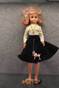 lot 1486 image: Vintage Miss Revlon Era Doll  Mo.# 376 & #13 Eyes  Comes With Original Clothing  19.5 Tall