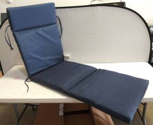 lot 3935 image: Arden Selections  Sapphire Blue  72 x 21 in. Outdoor Chaise Cushion