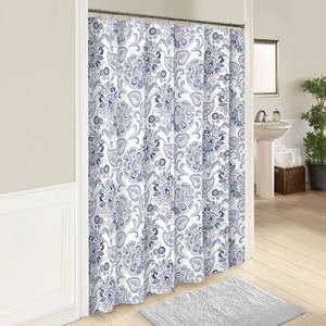 lot 3944 image: Marble Hill Carlisle Shower Curtain - (No Liner & Hooks Not Included)