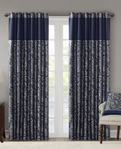 lot 3946 image: Home Essence Charlotte Jacquard Panel Pair (50 x 95)