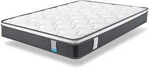 lot 4331 image: 8 Inch Twin Mattress - Inofia Hybrid Pocket Spring Foam Bed Mattress