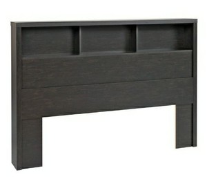lot 4338 image: District Washed Black DoubleQueen Headboard 68 in. W x 47 in. H x 8.75 in. D
