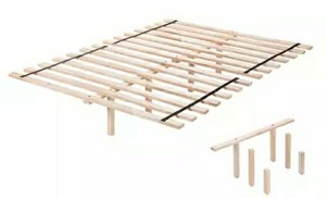 lot 4339 image: Atlantic Furnitire Slat Kit For Platform Bed FL