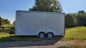 lot 2921 image: 1996 US Cargo Enclosed Trailer