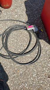 lot 4154 image: 20ft Steel Reinforced Cable Lock With Keys