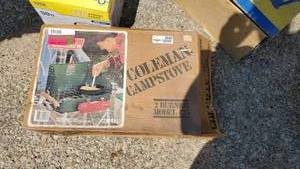 lot 4163 image: 2 Burner Coleman Campstove