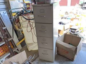 lot 4212 image: File Cabinet, 35mm Camera And More