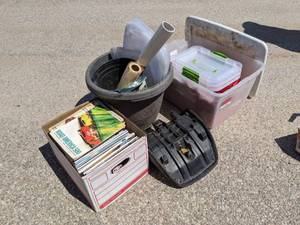 lot 4215 image: Assorted Magazines, Car Cover And More