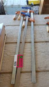 lot 9024 image: (3) Metal Clamps
