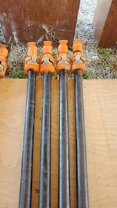 lot 9036 image: (4) 32in Pipe Clamps