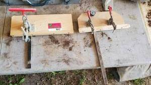 lot 9047 image: Table Saw Attachments For Cutting Small Pieces