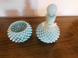 lot 3121 image: Two Vases & Perfume Bottle