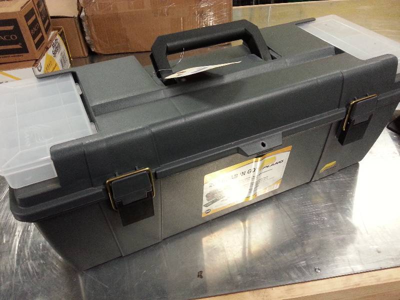 lot 1014 image: Cool HD 26 overall length Grab N Go Plano tool box with lift out tray