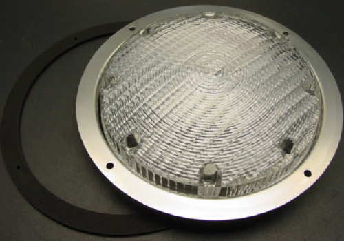 lot 1042 image: New single bright aluminum 9 RV camper pickup trailer interior exterior light