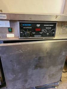 lot 8013 image: Winston CVAP Heated holding cabinet on castors