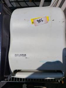lot 9006 image: San Jamar hand towel dispenser